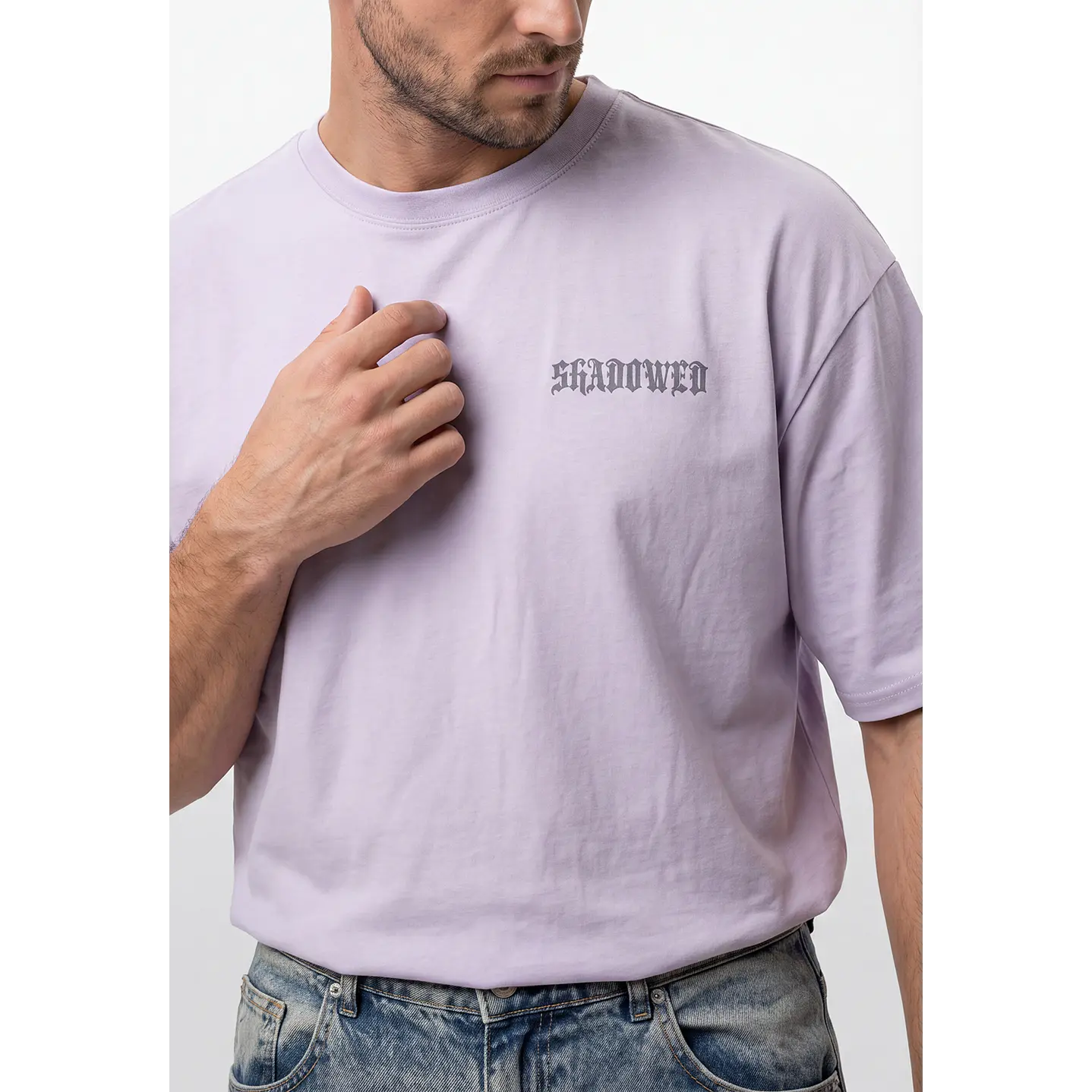 Polera Alas Oversize Hombre Lila 4