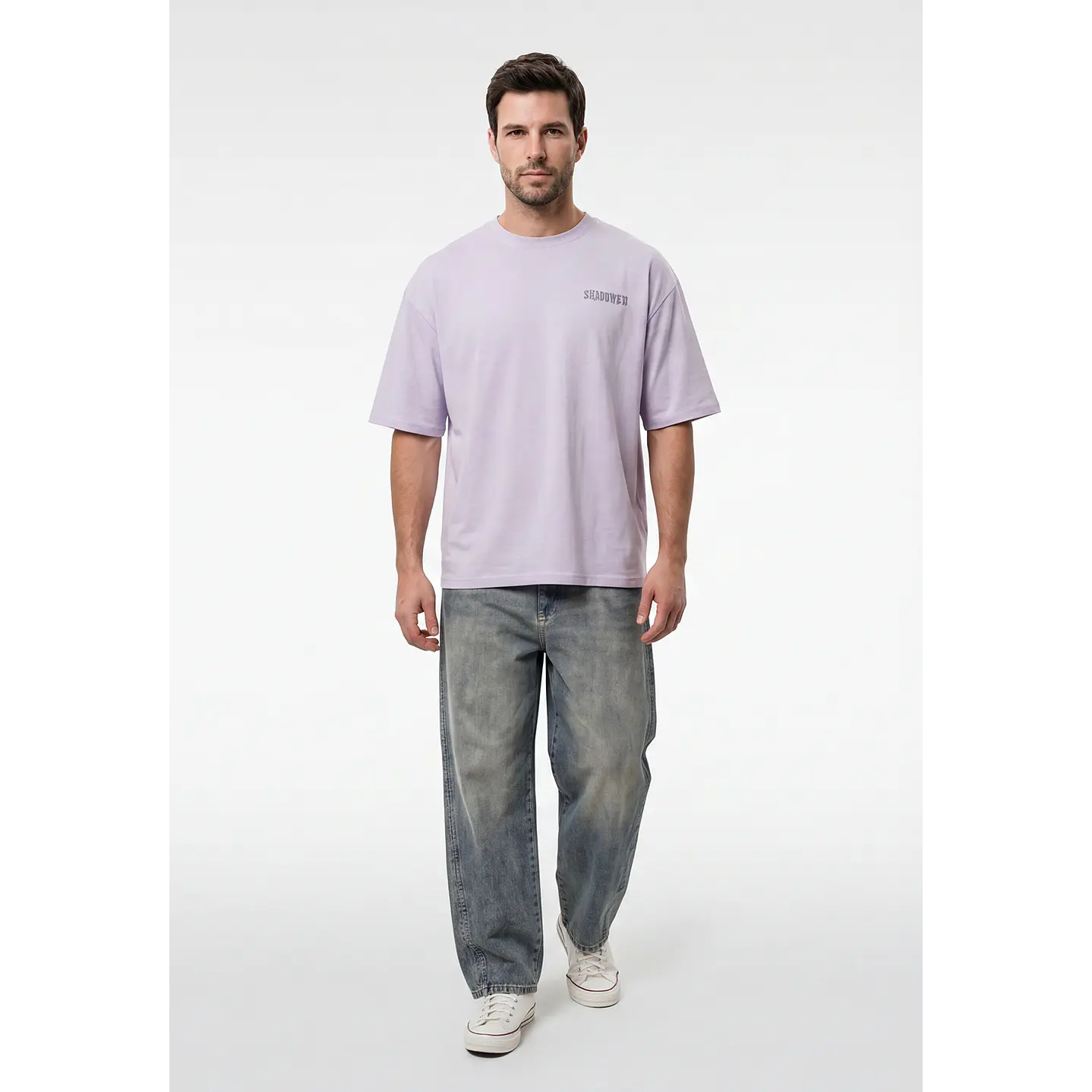 Polera Alas Oversize Hombre Lila 3