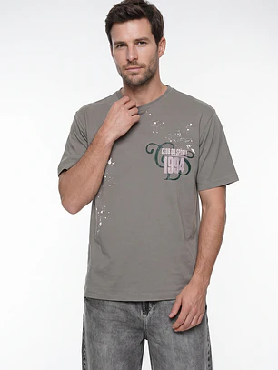 Polera Oriental Relaxed Hombre Verde