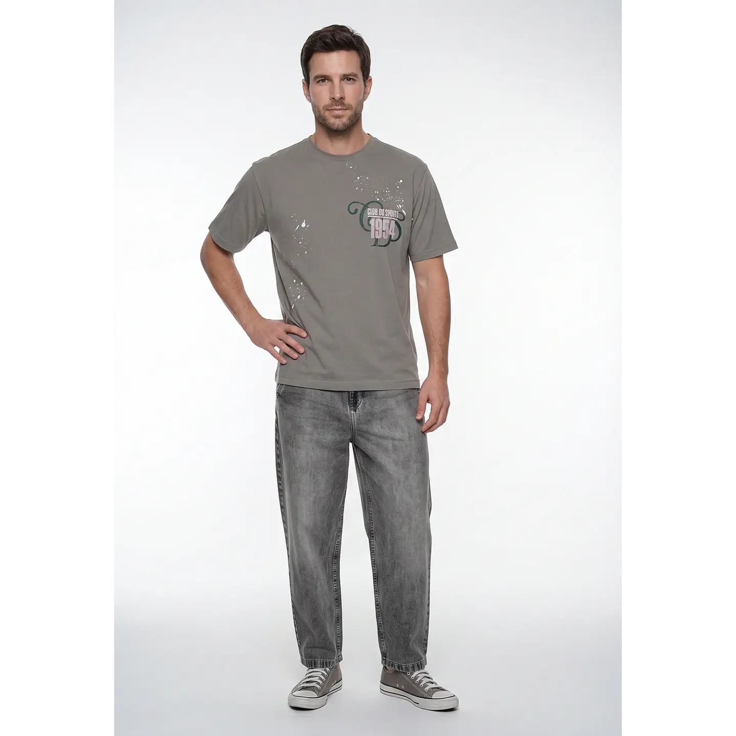 Polera Oriental Relaxed Hombre Verde 3
