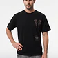 Polera Dragons Relaxed Hombre Negro - Miniatura 1