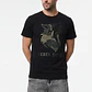 Polera Relieve 3D Regular Hombre Negro - Miniatura 1