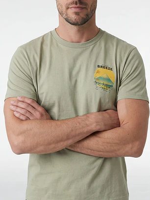 Polera Regular Hombre Verde