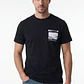 Polera Regular Hombre Negro - Miniatura 1