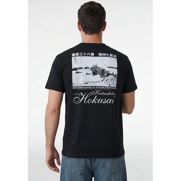 Polera Regular Hombre Negro 3