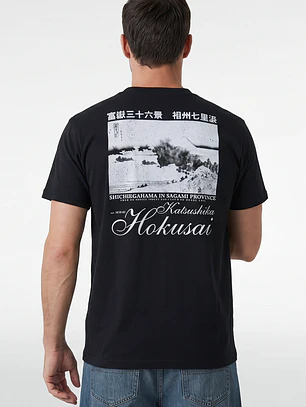 Polera Regular Hombre Negro