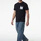Polera Regular Hombre Negro - Miniatura 4
