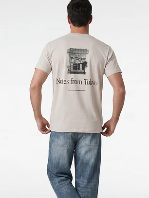 Polera Regular Hombre Beige
