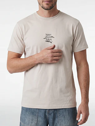 Polera Regular Hombre Beige