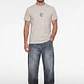 Polera Regular Hombre Beige - Miniatura 4