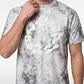 Polera Relieve 3D Relaxed Hombre Gris - Miniatura 2
