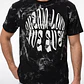 Polera Relieve 3D Relaxed Hombre Negro - Miniatura 2