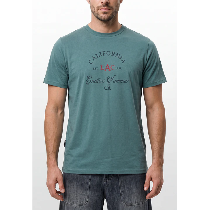 Polera Básica Hombre Verde 2