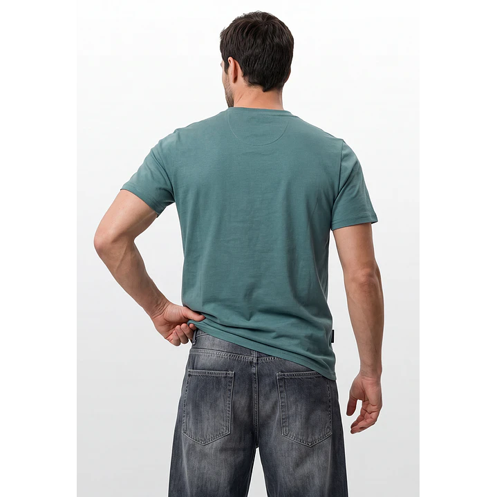 Polera Básica Hombre Verde 3
