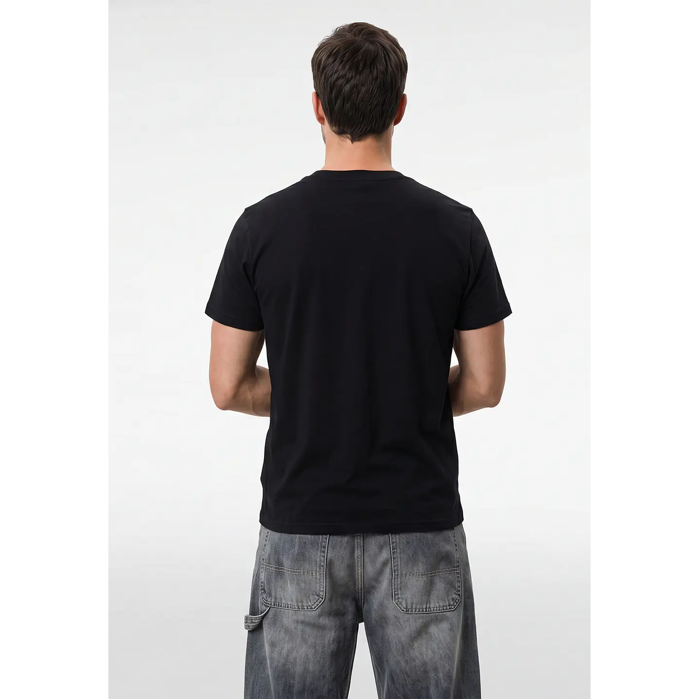 Polera Básica Hombre Negro 3
