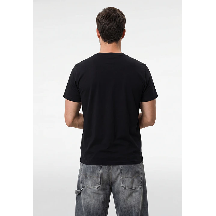 Polera Básica Hombre Negro 3