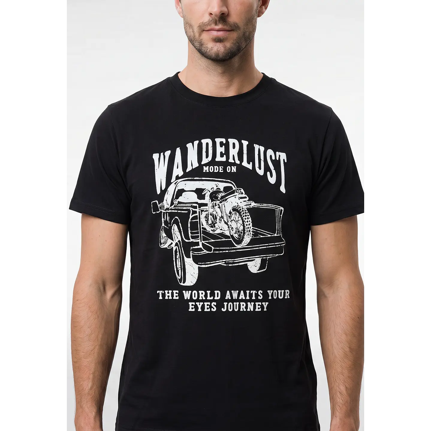 Polera Básica Hombre Negro 2