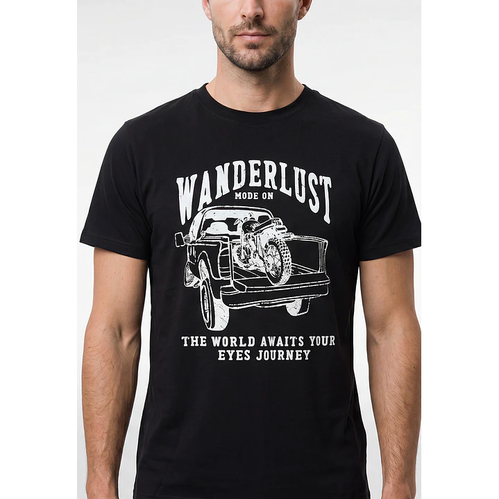 Polera Básica Hombre Negro 2