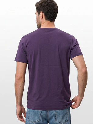 Polera Básica Hombre Morado