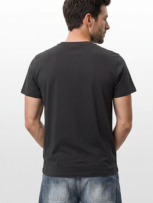 Polera Básica Hombre Gris
