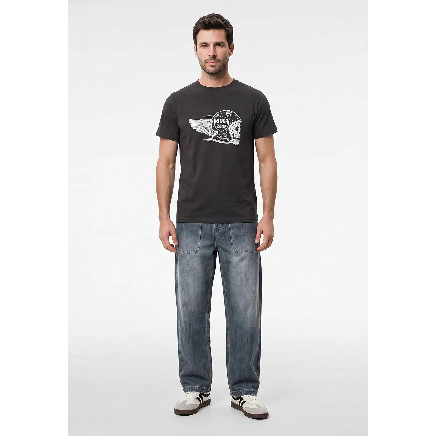 Polera Básica Hombre Gris 4