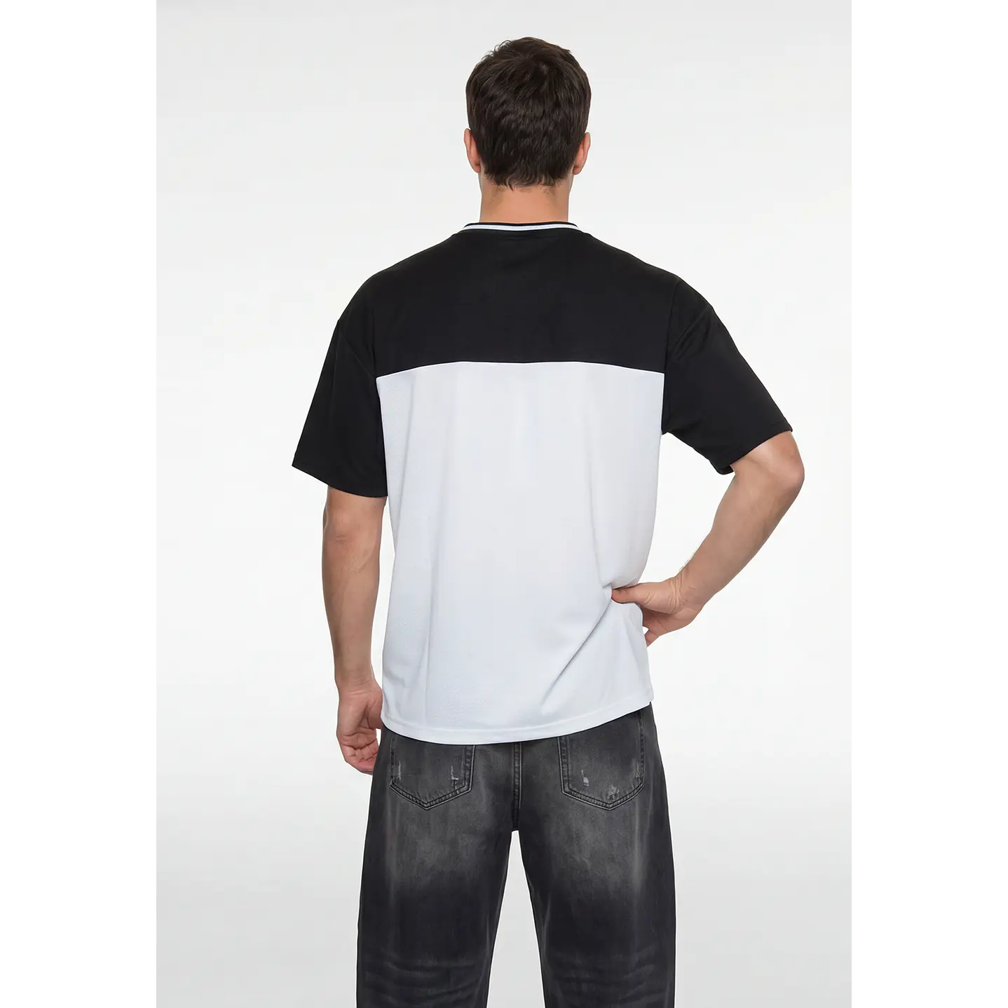 Polera Letras Hombre Blanco 2