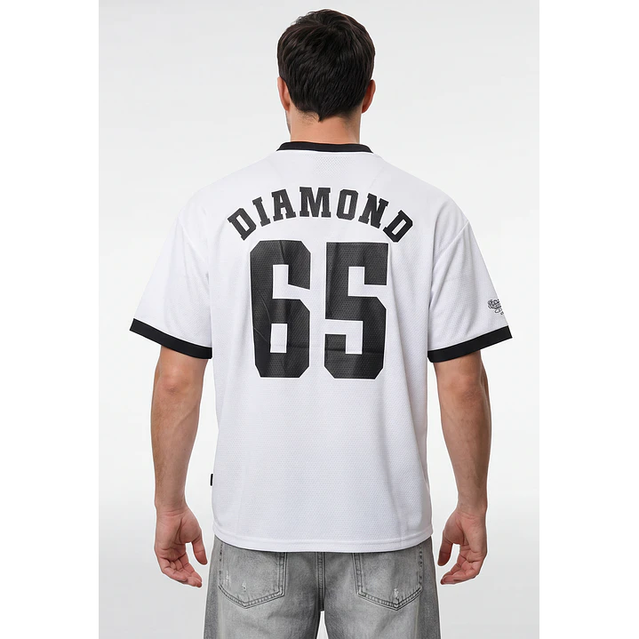 Polera Deportiva Hombre Blanco 3