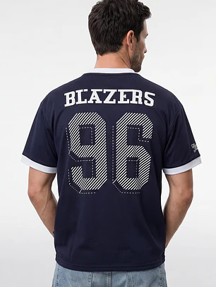 Polera Deportiva Hombre Azul