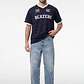 Polera Deportiva Hombre Azul - Miniatura 4