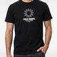 Polera Letras Relaxed Hombre Negro - Miniatura 2