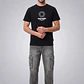 Polera Letras Relaxed Hombre Negro - Miniatura 4