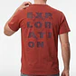 Polera Letras Relaxed Hombre Naranja - Miniatura 3