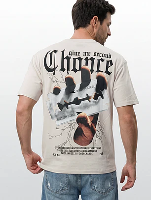 Polera Chance Hombre Beige