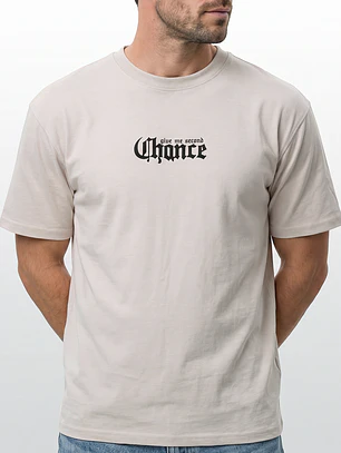 Polera Calavera Hombre Beige