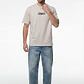 Polera Calavera Hombre Beige - Miniatura 4