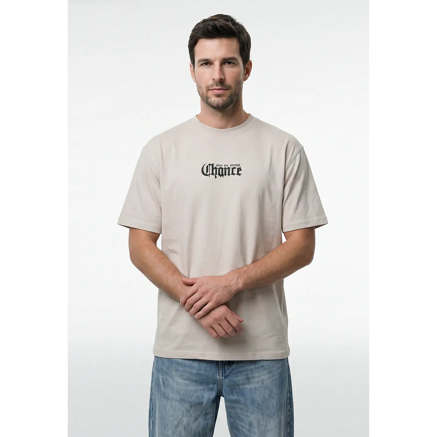 Polera Chance Hombre Beige 2
