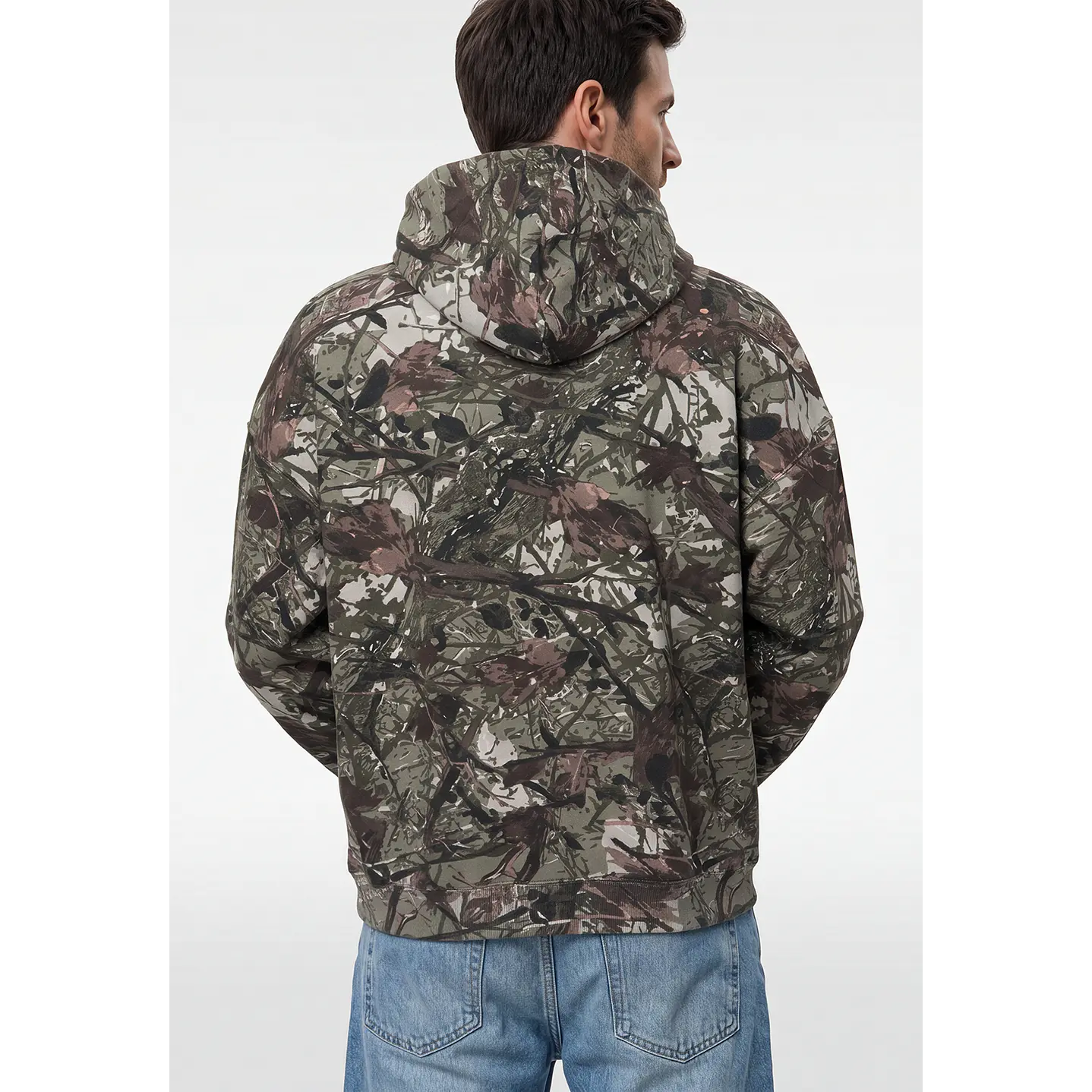 Polerón Camuflado Hombre Verde 3