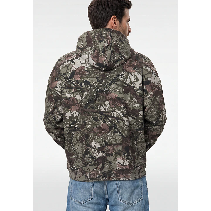 Polerón Camuflado Hombre Verde 3