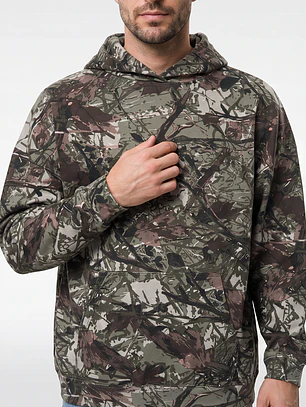 Polerón Camuflado Hombre Verde