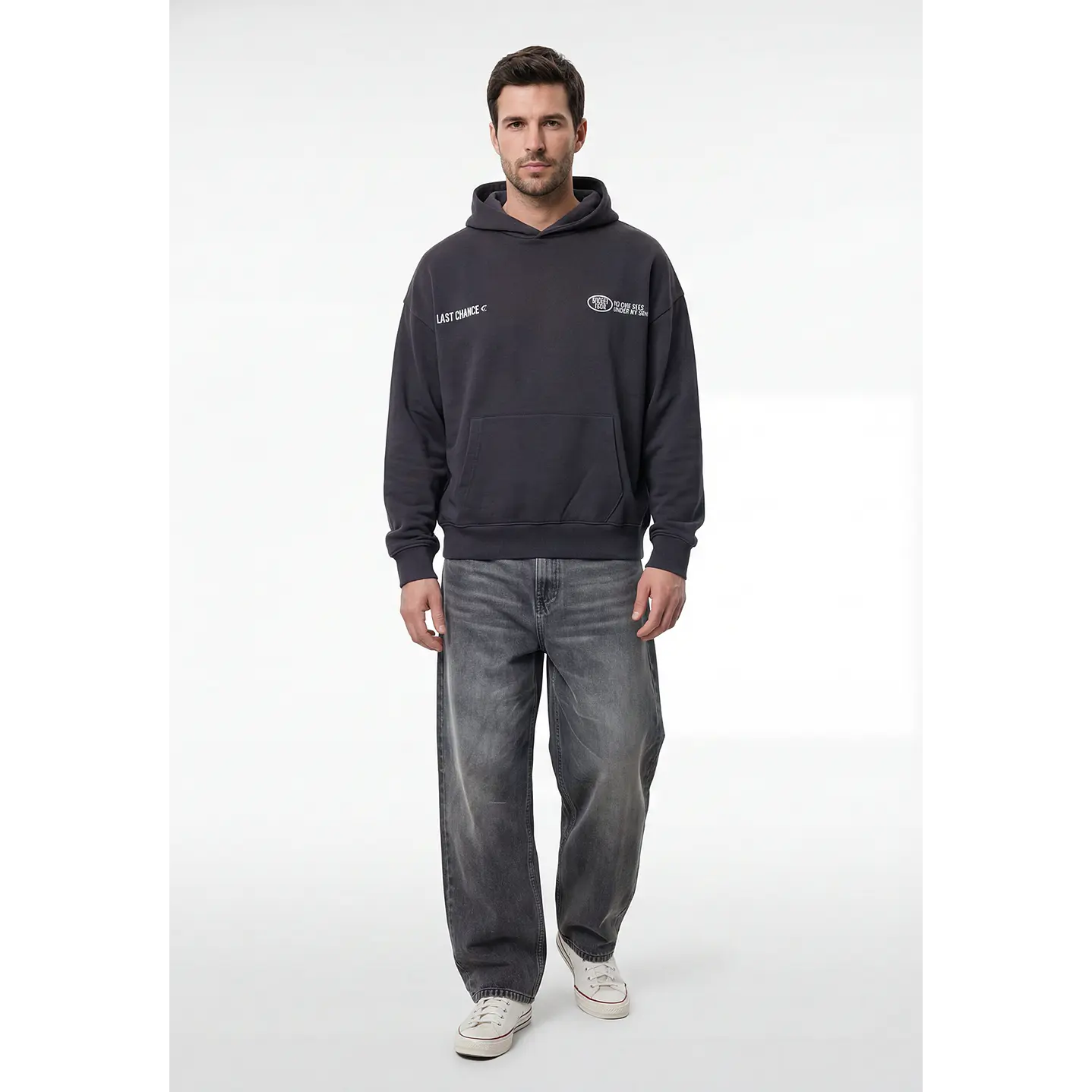 Polerón Moda Hombre Gris 4