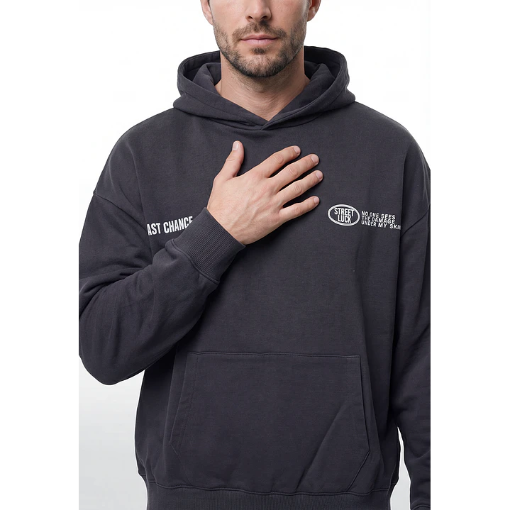 Polerón Moda Hombre Gris 2