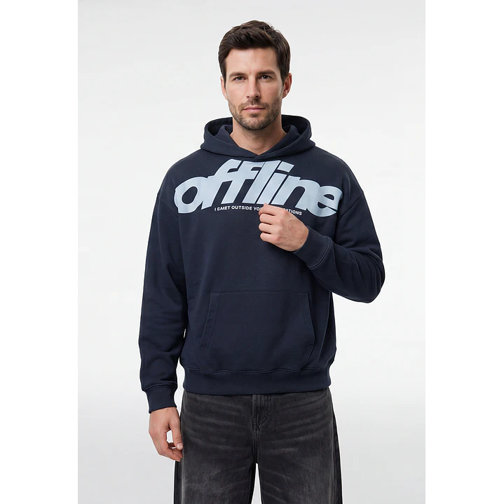 Polerón Moda Hombre Azul 1