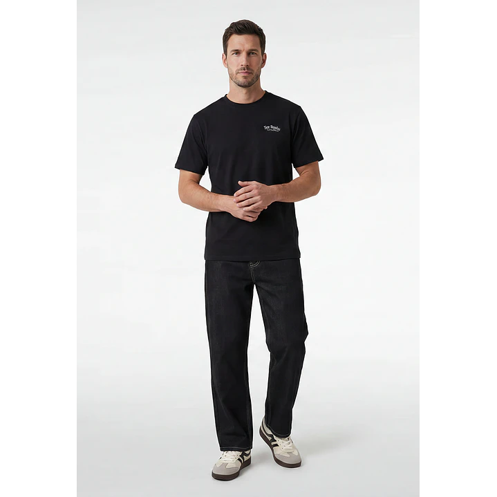 Jeans Baggy Loose Fit Hombre Azul 4
