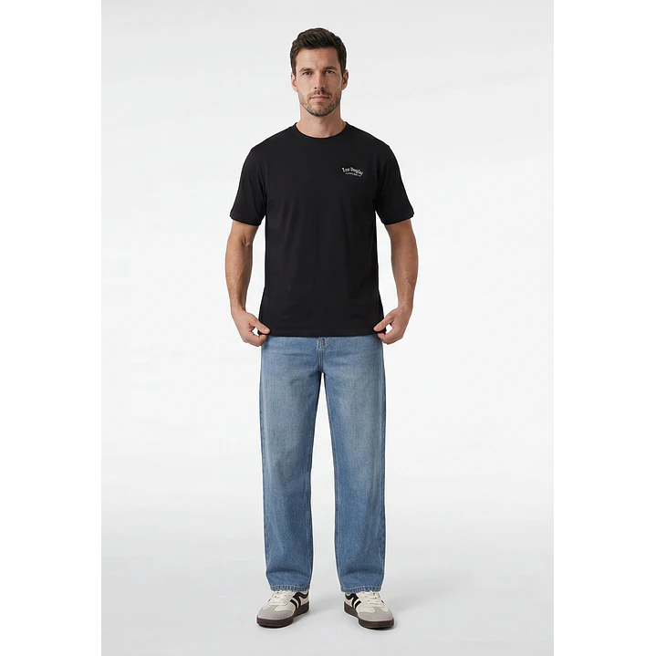 Jeans Skater Hombre Celeste 4