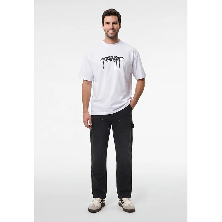Jeans Carpintero Hombre Negro 4
