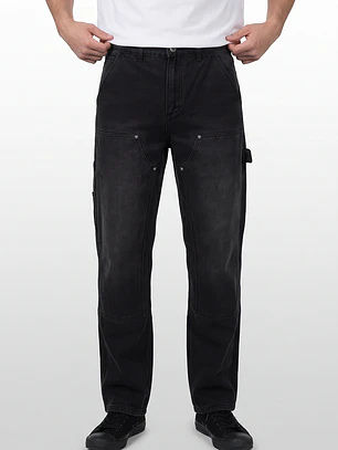 Jeans Carpintero Hombre Negro