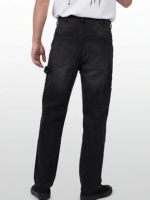 Jeans Carpintero Hombre Negro