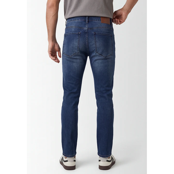Jeans Slim Hombre Azul 2