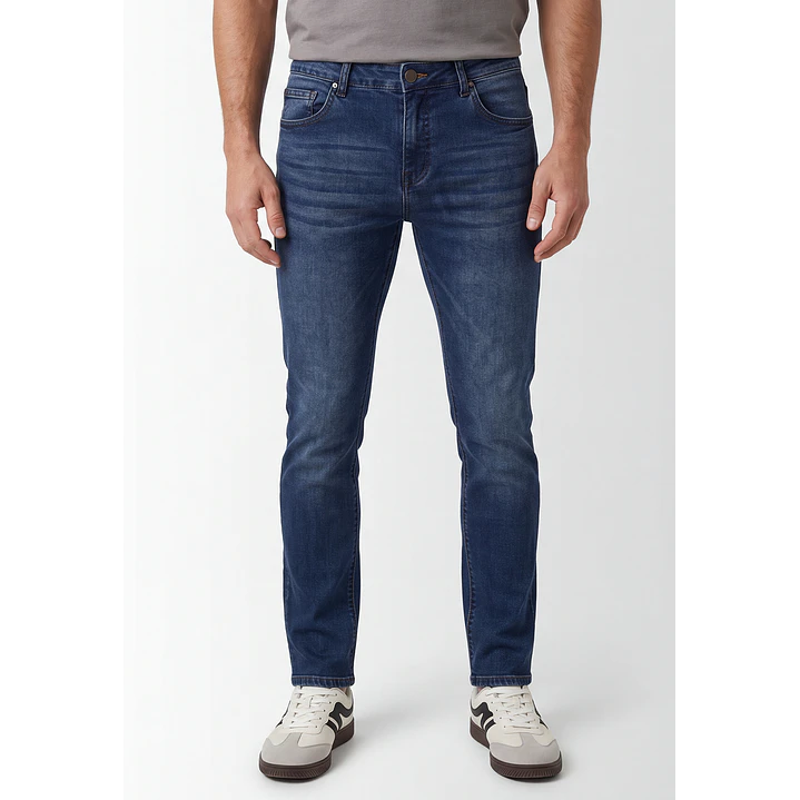 Jeans Slim Hombre Azul 1