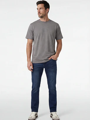 Jeans Slim Hombre Azul